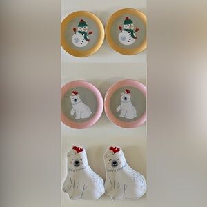 🆕 Six Cute Holiday Plates Sets